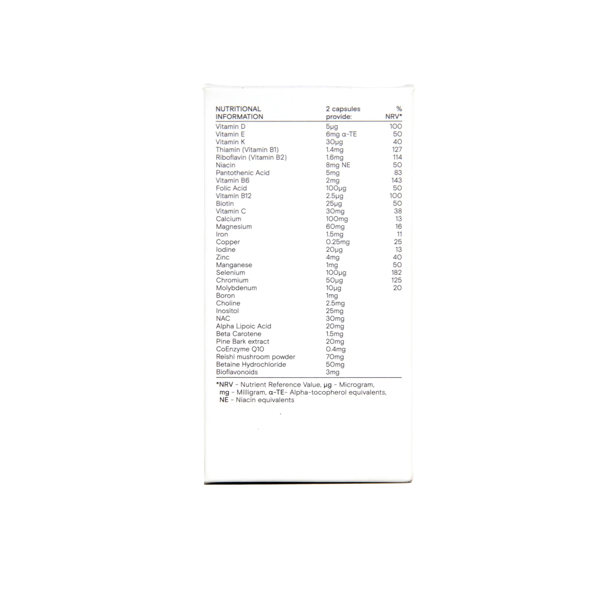 Wild Nutrition Daily Multi Nutrient 45+ for Men 60 caps
