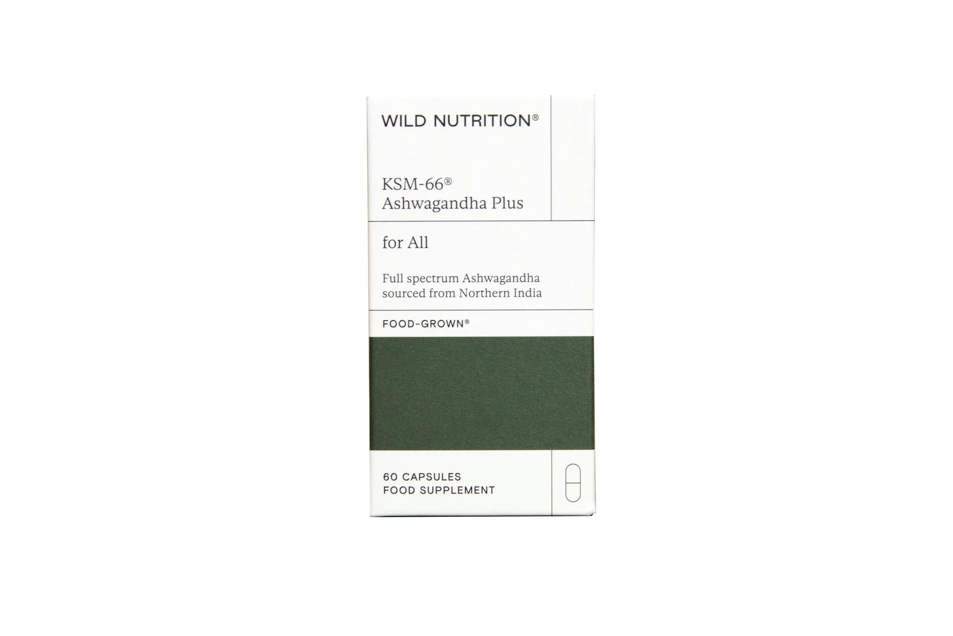 Wild Nutrition KSM-66 Ashwagandha plus 60 caps
