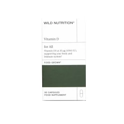 Wild Nutrition Vitamin D 30 caps