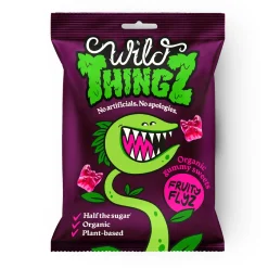 Wild Thingz Organic & Vegan Gummy Sweets, Fruity Flyz 130g