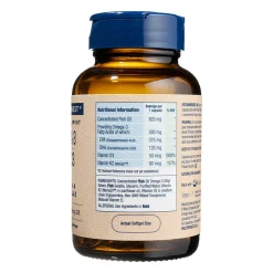 Wiley's Finest K2 & D3 Omega 3 Fish Oil Capsules 60 caps