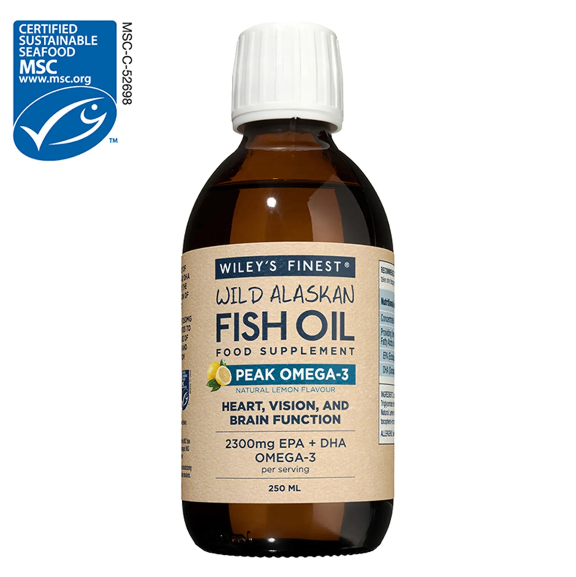 Wiley's Finest Peak EPA & DHA Omega-3 Liquid 250ml