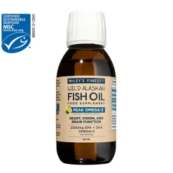 Wiley's Finest Peak EPA & DHA Omega-3 Liquid 125ml