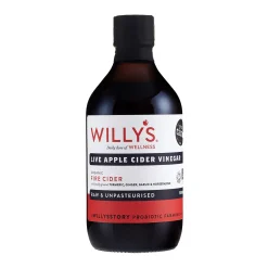 Willy's Fire Cider Apple Cider Vinegar with Turmeric, Ginger, Garlic & Horseradish 500ml