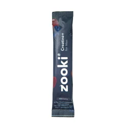 Zooki Creatine+ For Men, Powder Sachets, Wild Berry Flavour 30 x 6.78g