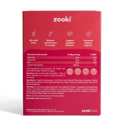 Zooki Creatine+ For Women, Powder Sachets, Summer Fruits Flavour 30 x 6.58g