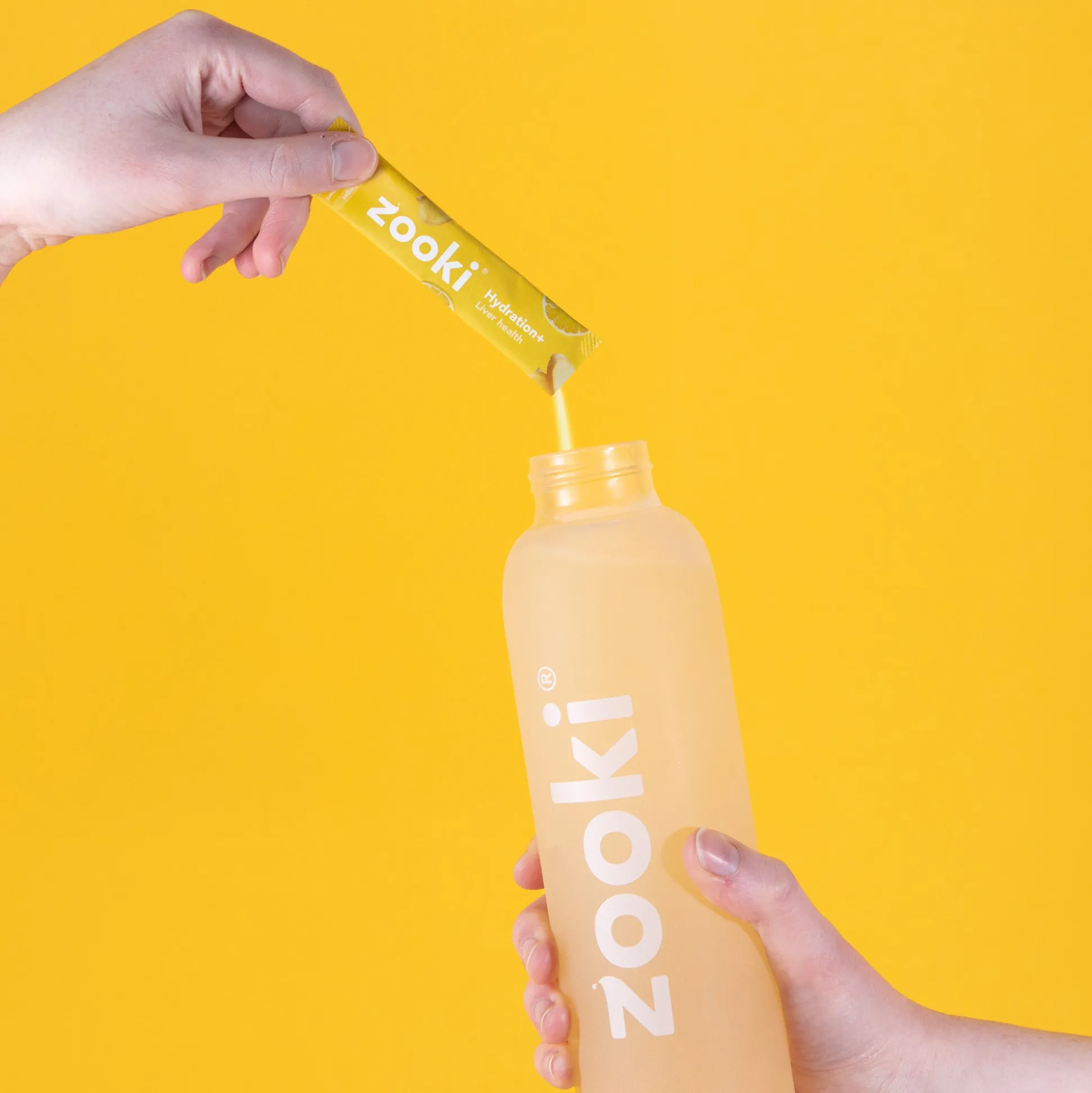 Zooki Hydrate+ Liver Health, Lemon Ginger Flavour 7x5.9g