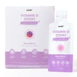 Zooki Vitamin D3 + K2 Mixed Berry 30x10ml